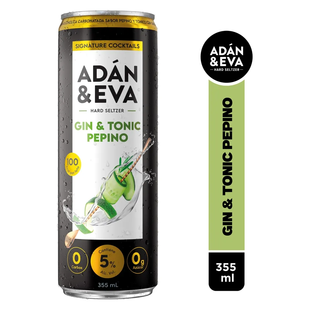 [1550.00] Adán y Eva Gin & Tonic Pepino 355ml