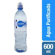Alpina Agua Botella con Boquilla 600ml