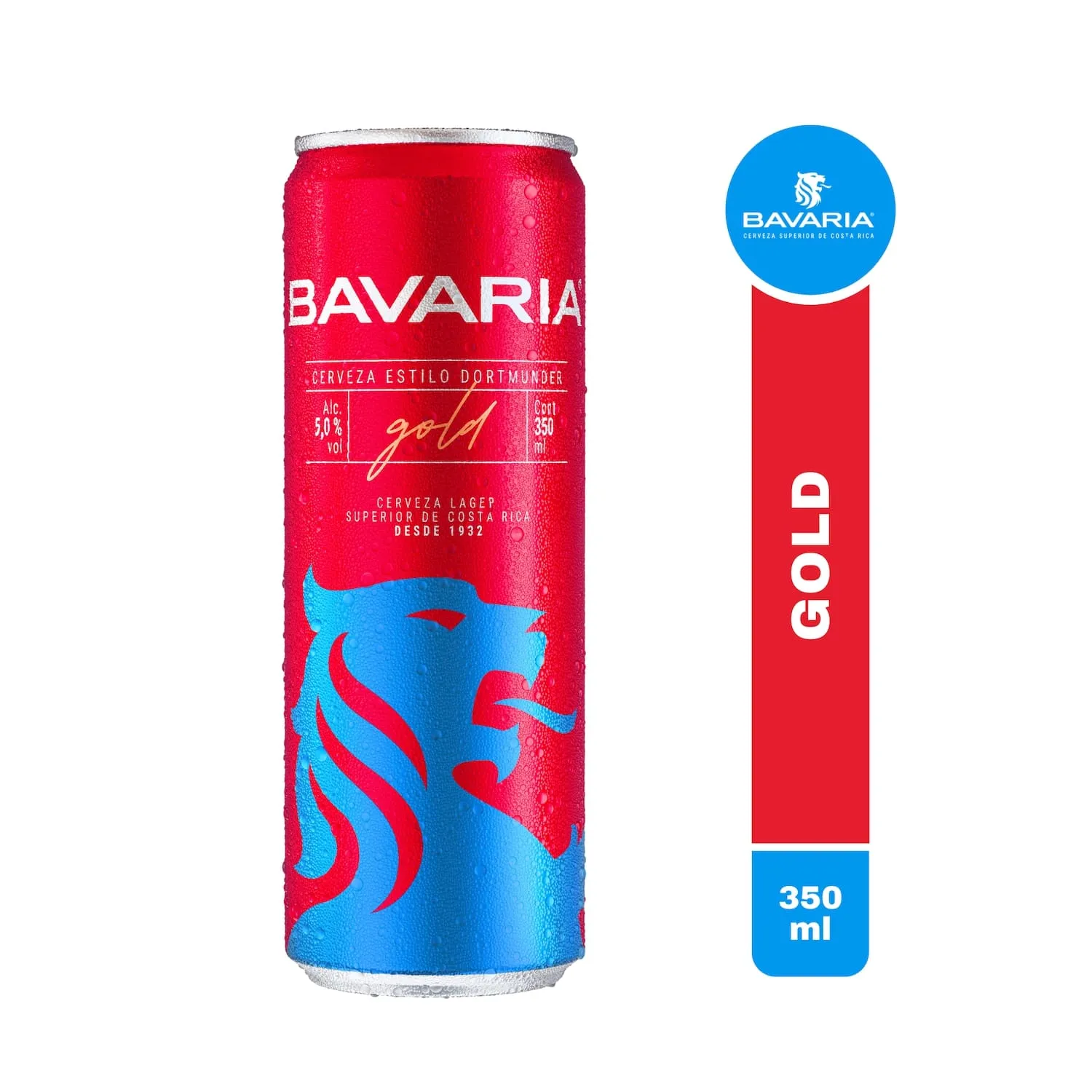 [1400.00] Bavaria Gold Lata 350ml