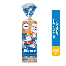 Bimbo Pan Blanco Mediano 450g