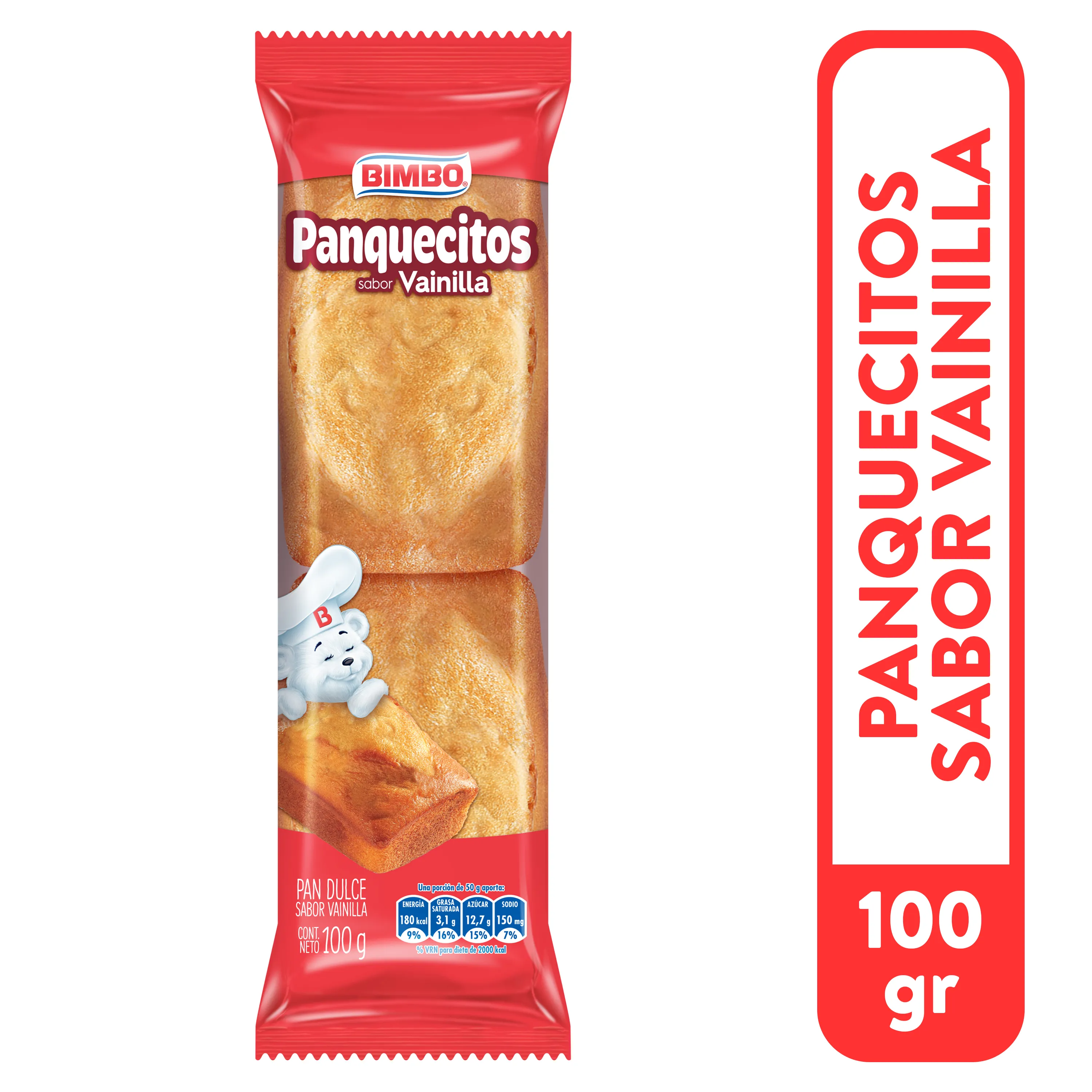 Bimbo Panquecitos Vainilla 100g