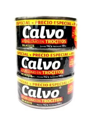 Calvo Atún Lomo En Aceite 80g