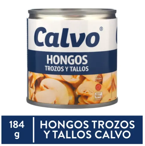 Calvo Hongos Trozos y Tallos 184g
