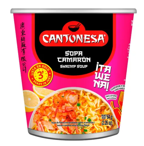 Cantonesa Sopa Camaron 64g