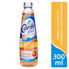 Caribe Cooler Bebida Alcoholica Durazno 300ml