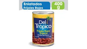 Del Trópico Frijoles Rojos Enteros 400g