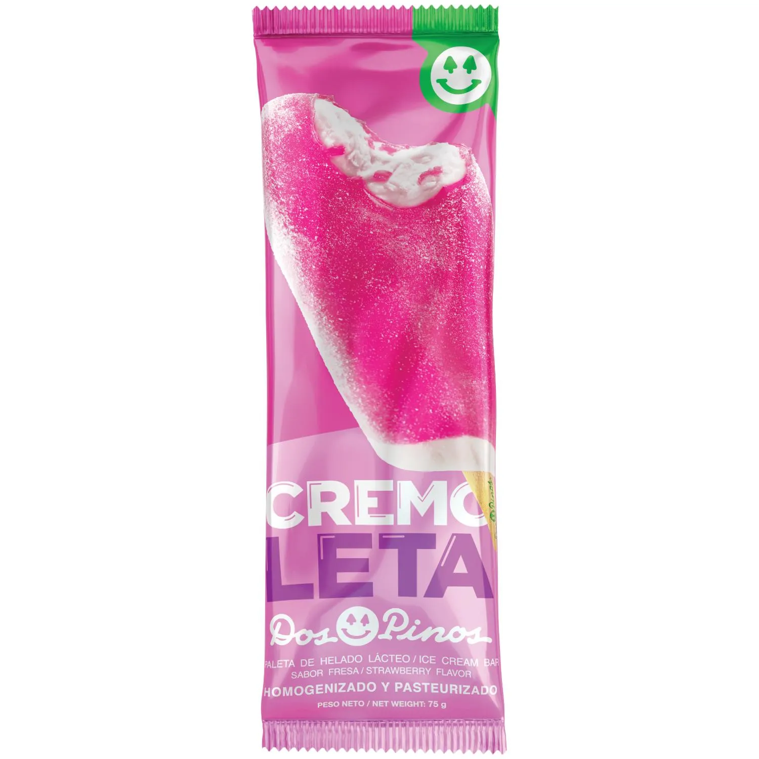Dos Pinos Cremoleta Fresa 75g