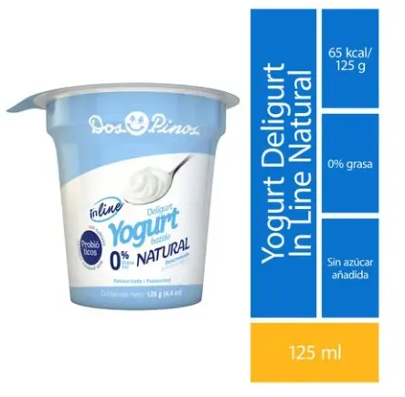 Dos Pinos Deligurt Batido Natural 125g