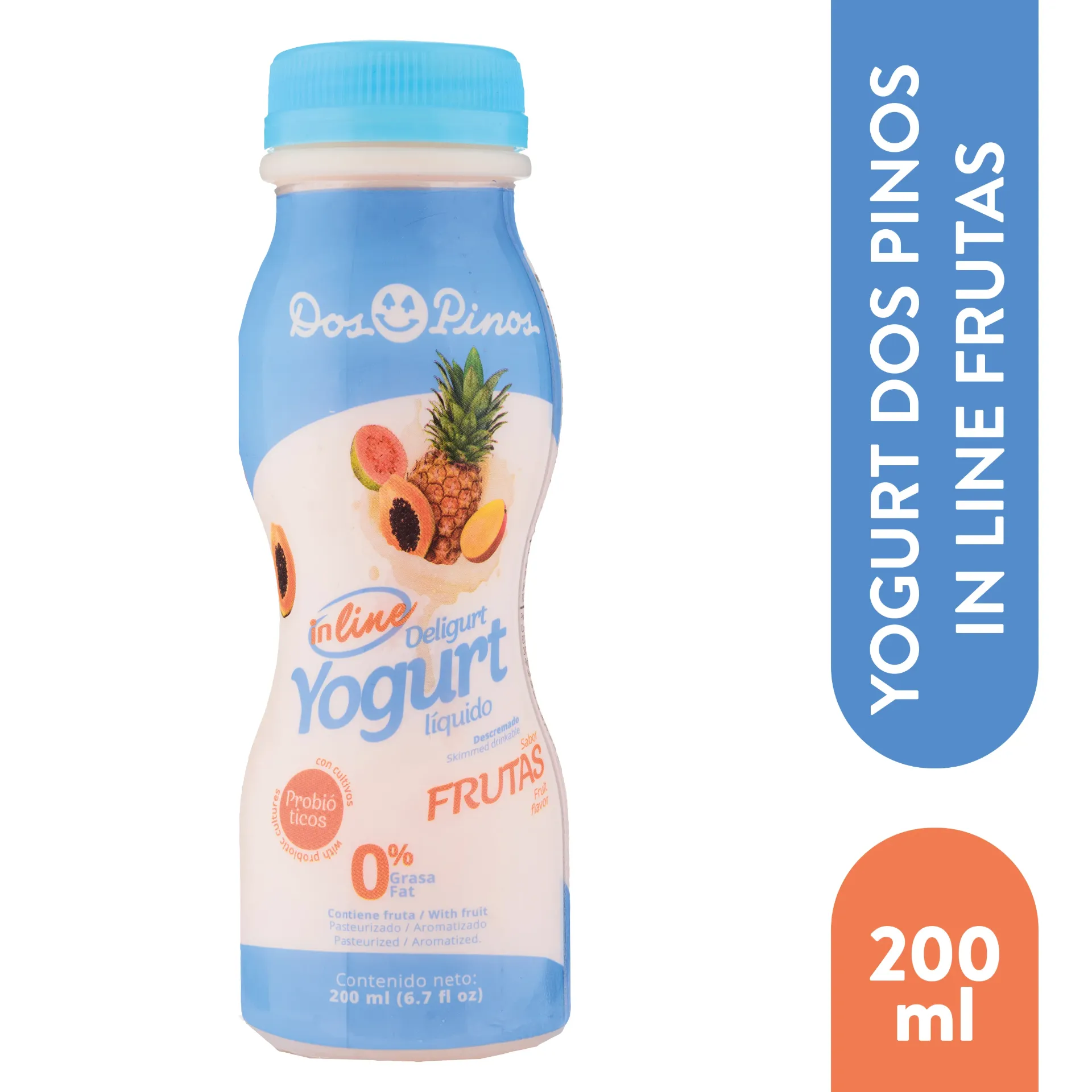 Dos Pinos Deligurt in Line Yogurt Líquido de Frutas 200ml