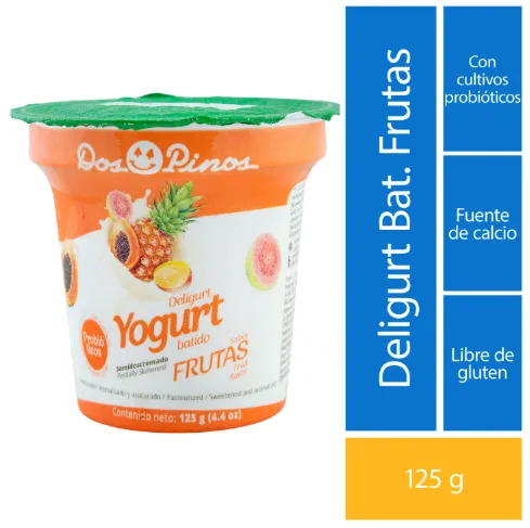 Dos Pinos Deligurt Yogurt Batido Frutas 125g