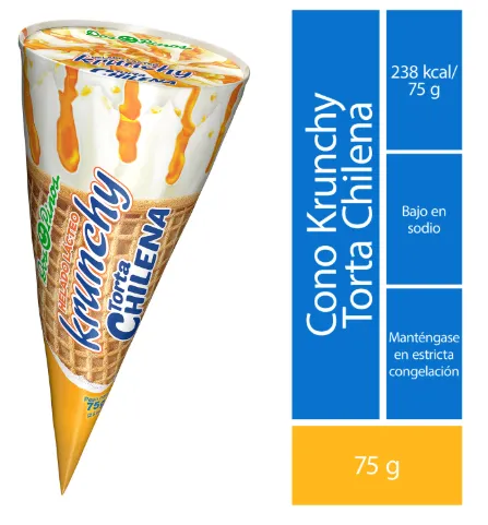 Dos Pinos Krunchy Chilena Cono 75g