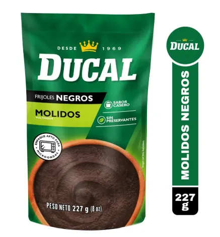 Ducal frijoles molidos negros 227g