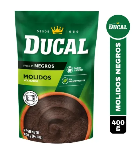 Ducal Frijoles Molidos Negros 400g