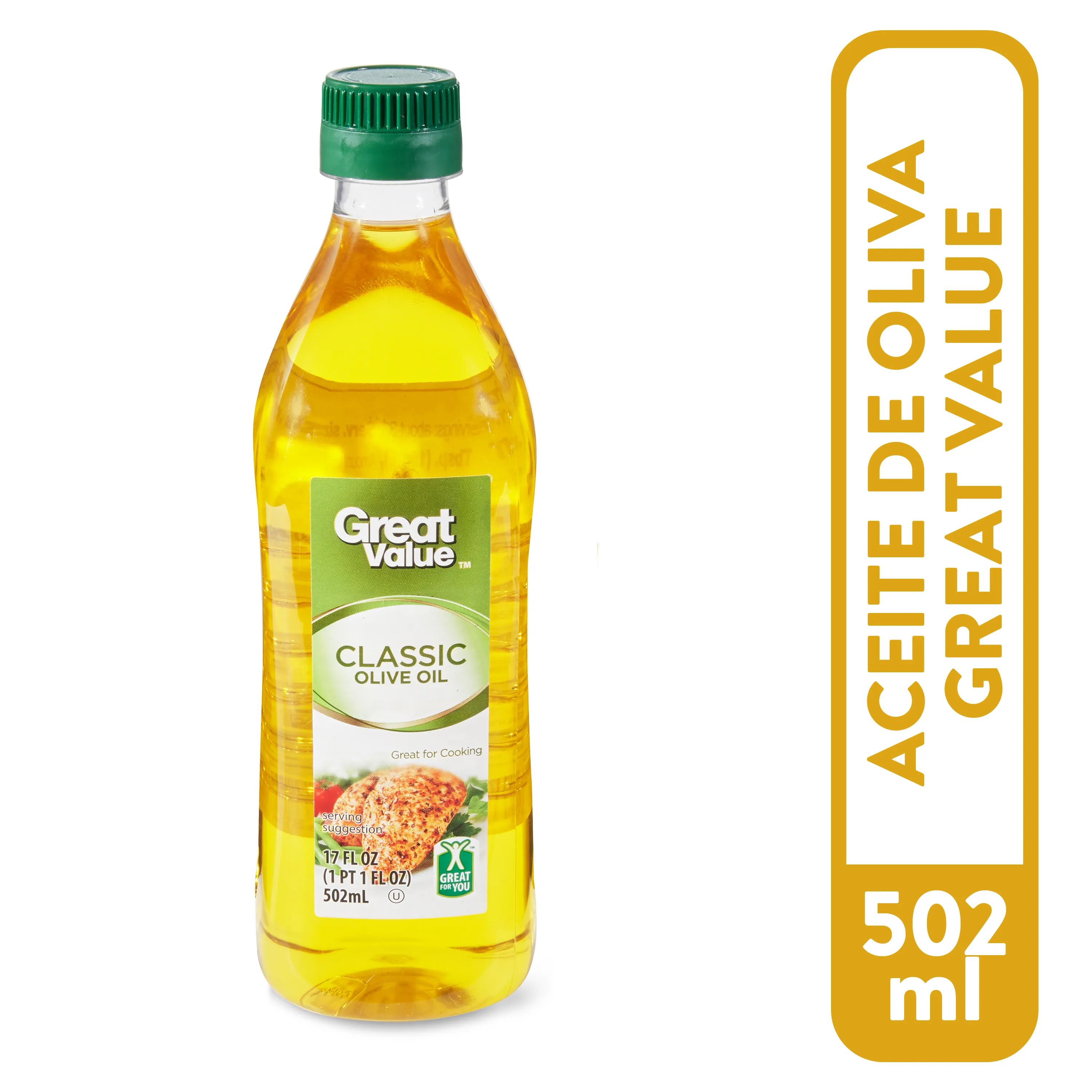 Great Value Aceite de Oliva Classic 502ml