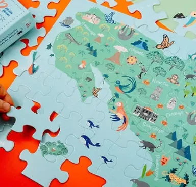 Guayaba Games Rompecabezas Carretas Pintadas