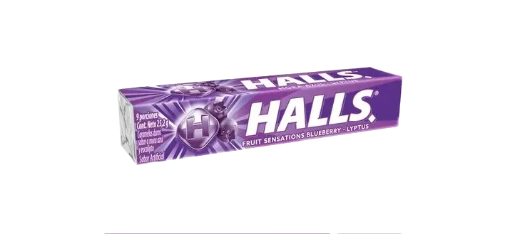 Halls Mora Azul 9 unidades