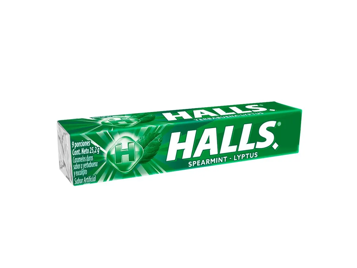 Halls Yerbabuena 9 unidades