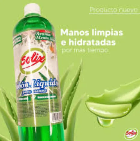 Jabon Liquido Solix Aroma Menta Aloe