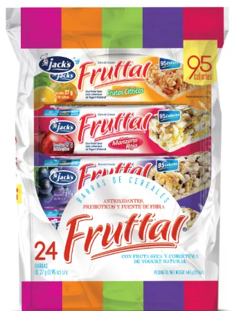 Jacks Barrita Fruttal Uva 27g
