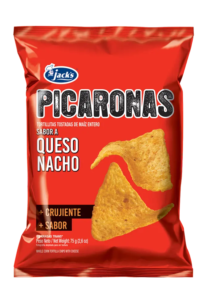 [1100.00] Jack's Picaronas Queso Nacho 75g