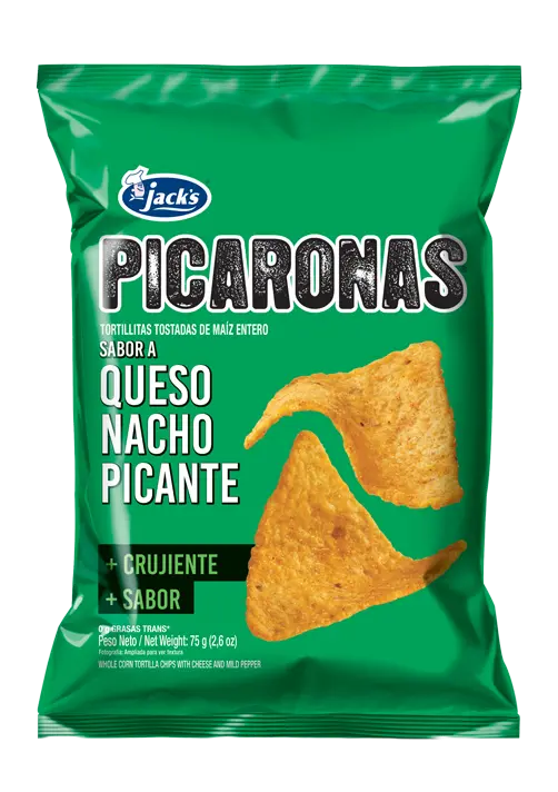 Jack's Picaronas Queso Nacho Picante 75g