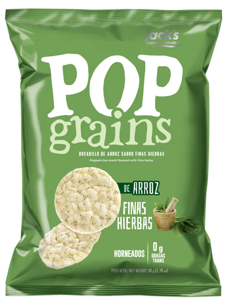 Jack's Pop Grains Finas Hierbas 50g