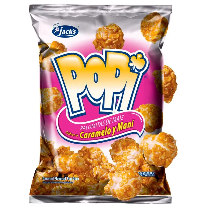 Jack's Popi Caramelo y Maní 70g