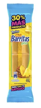 [1000.00] Marinela Mini Barritas Piña 104g