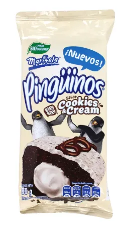 Marinela Pinguinos Cookies & Cream 80g
