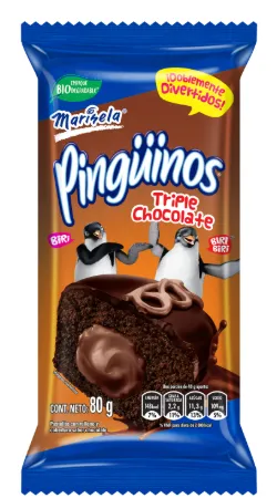 Marinela Pingüinos Triple Chocolate 80g