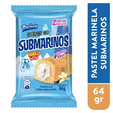 Marinela Submarinos Vainilla 64g