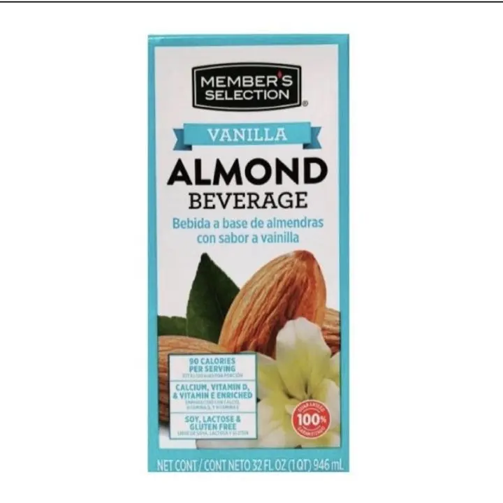 Members Selection Almond Beverage (vanilla) 946ml