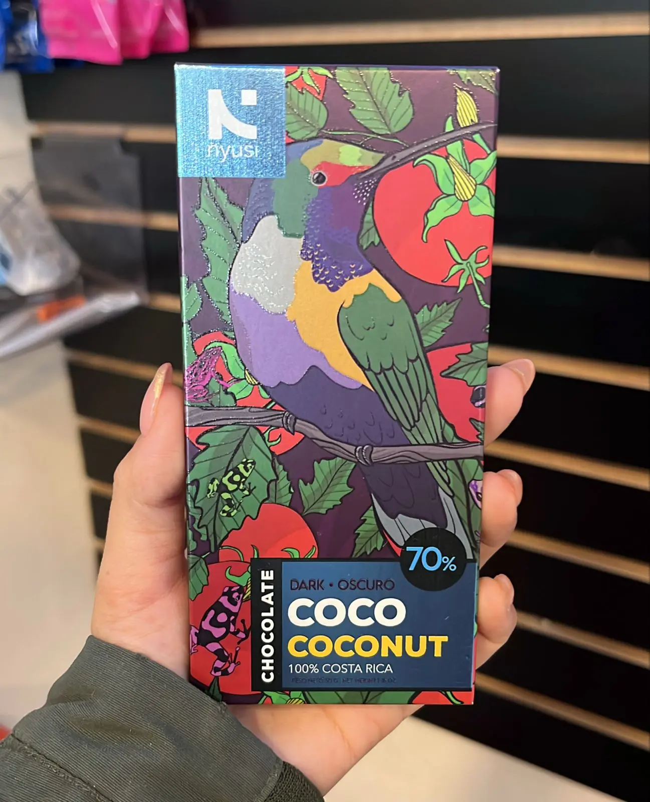 Nyusi Chocolate Oscuro 70% Coco 50g