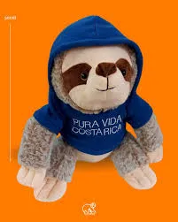 Peluche Perezoso con Sueter Azul
