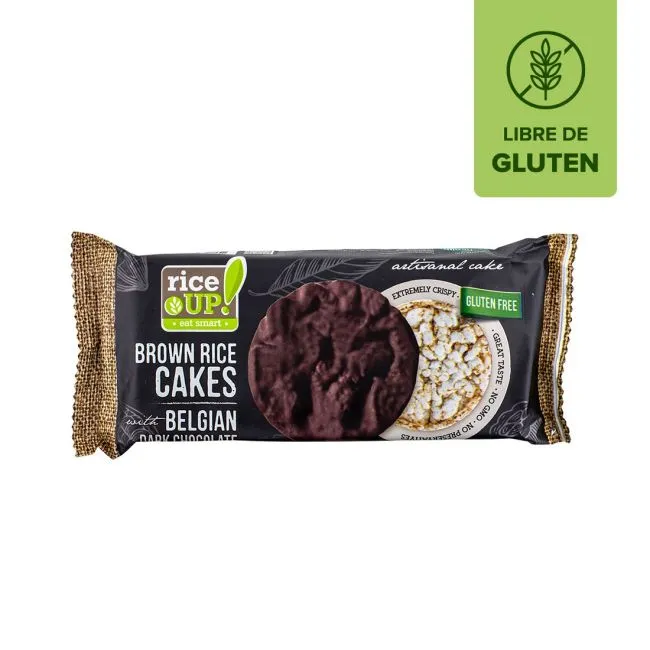 Rice Up! galletas de arroz chocolate negro