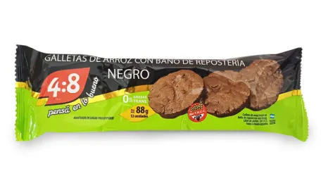 Rice Up! Galletas de arroz con chocolate negro