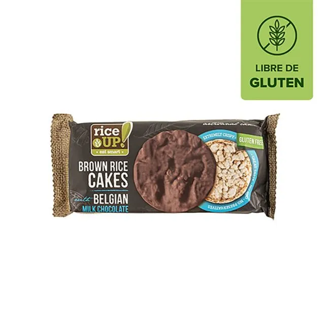 Rice up! Gelletas de arroz de chocolate con leche