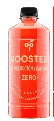 Rooster Te Energético Melocotón Zero 600mL