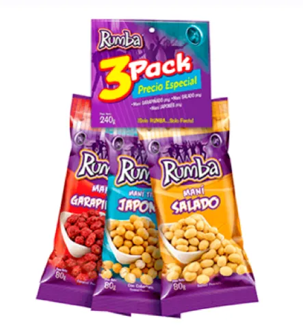 Rumba 3 Pack Maní 240g