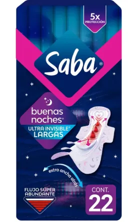 [3500.00] Saba Buenas Noches Ultra Invisible 22 unidades
