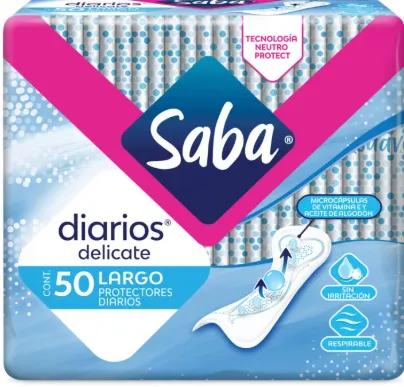 [2000.00] Saba Protectores Diarios Delicate 50 und