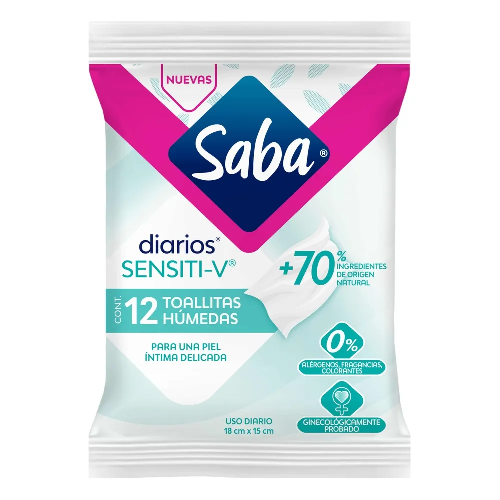 Saba Toallitas Senti-V 12u