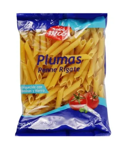 Sabe Mas Pasta Plumas 250g
