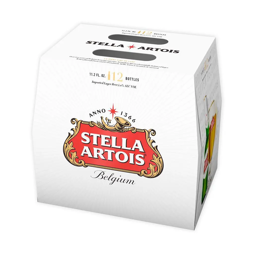 [16000.00] Stella 12 pack + 1 balde cervecero