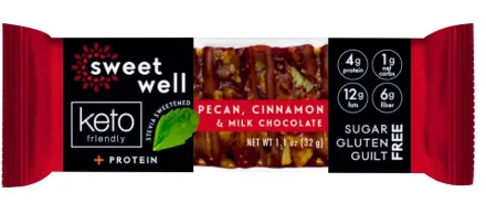 Sweetwell Barra Pecan, cinnamon Keto  32 g