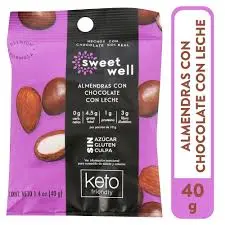 Sweetwell Bites Chocolate con Leche y Almendras 90g