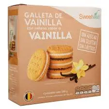 Sweetwell Galleta de Vainilla Rell-Vai 36g Unidad