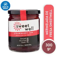 Sweetwell Mermelada Fresa300g