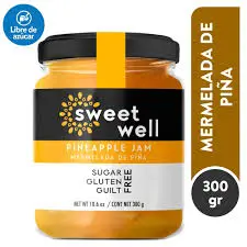 Sweetwell Mermelada Piña 300g