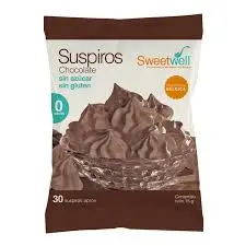 Sweetwell Suspiros de Chocolate 15g